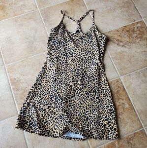 Leopard exercise dress size small